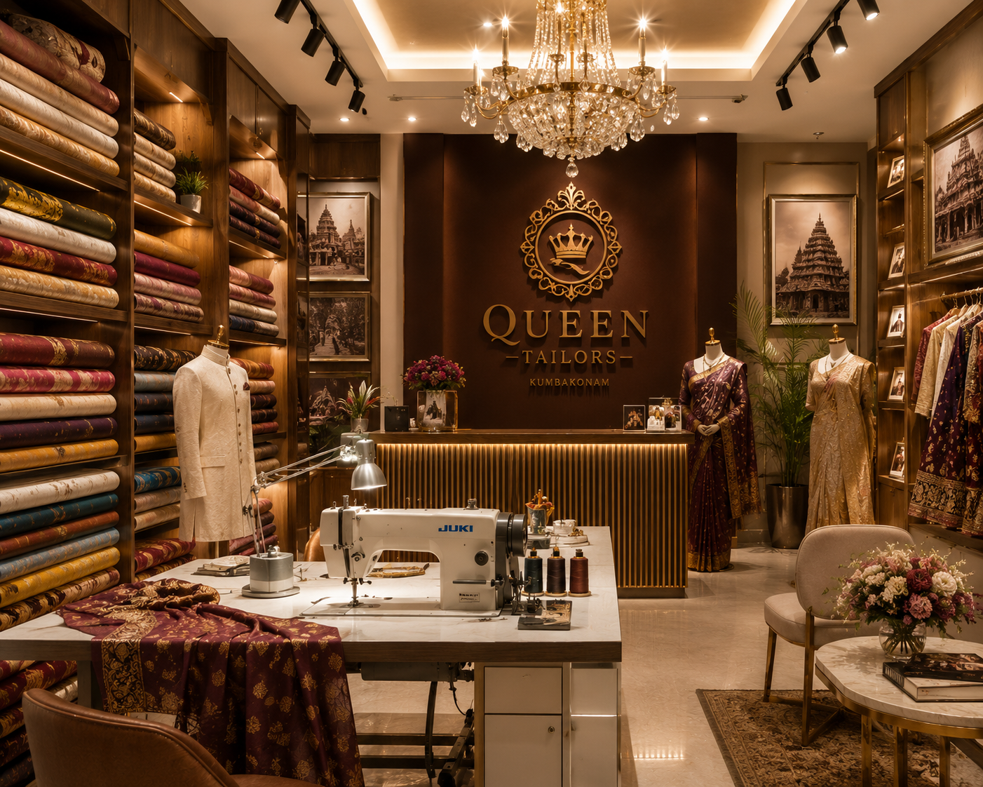 Queen Tailors Boutique Interior